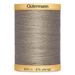Gütermann Baumwollnähgarn 100% Baumwolle 800 m Fb. 6206 Gray