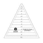 Riley Blake Triangle In A Square Ruler Set 